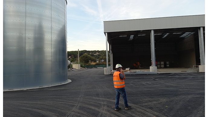 Installation industrielle de broyage et transfert de déchets La Penne sur Huveaune (13)