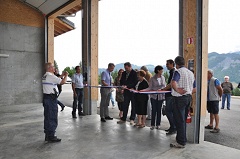 Inauguration des ateliers municipaux de la commune de Crest-Voland